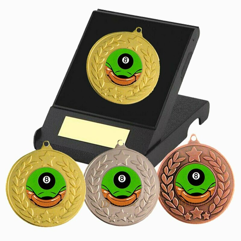 Pool Medal in Presentation Box