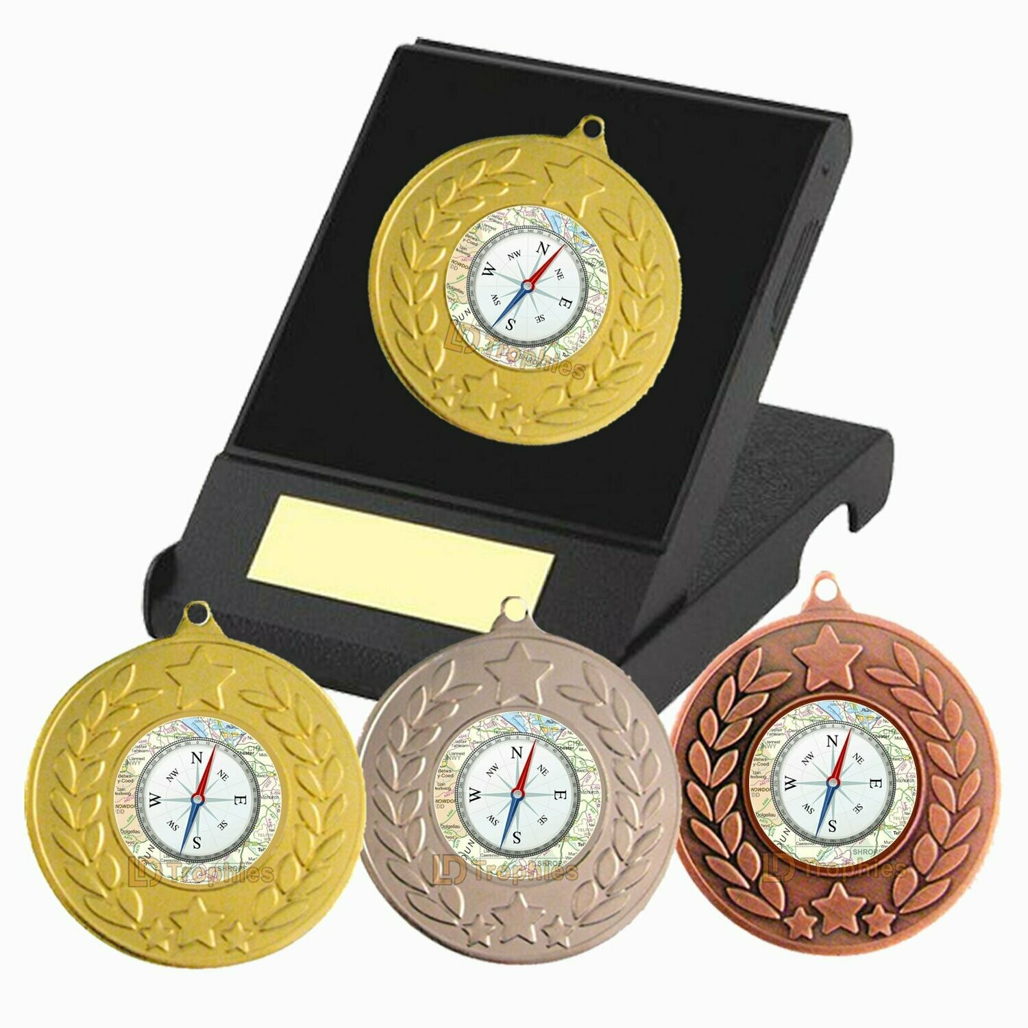 Orienteering Medal in Presentation Box