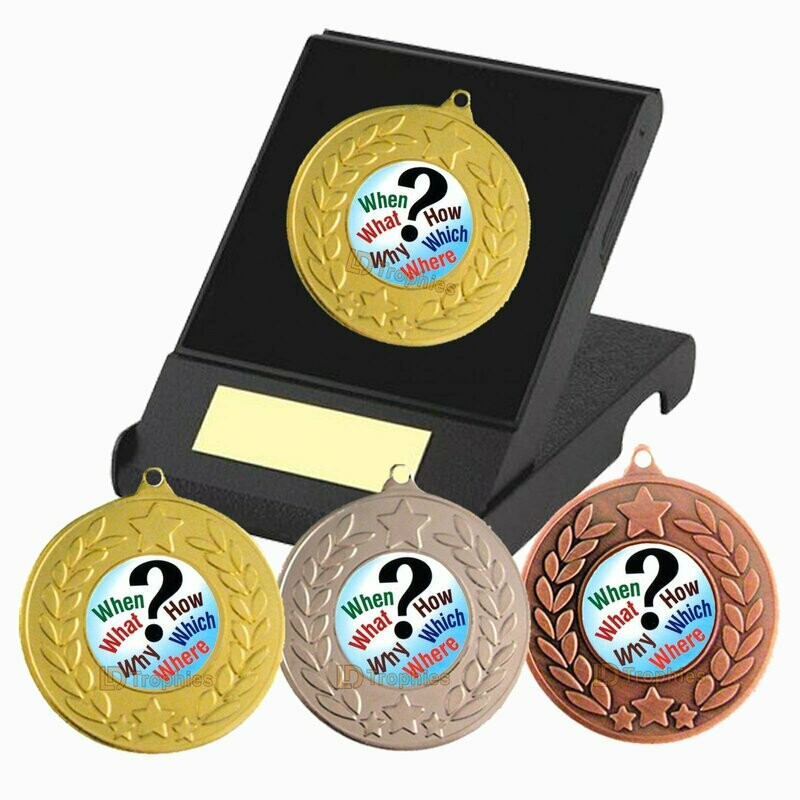 Quiz Medal in Presentation Box