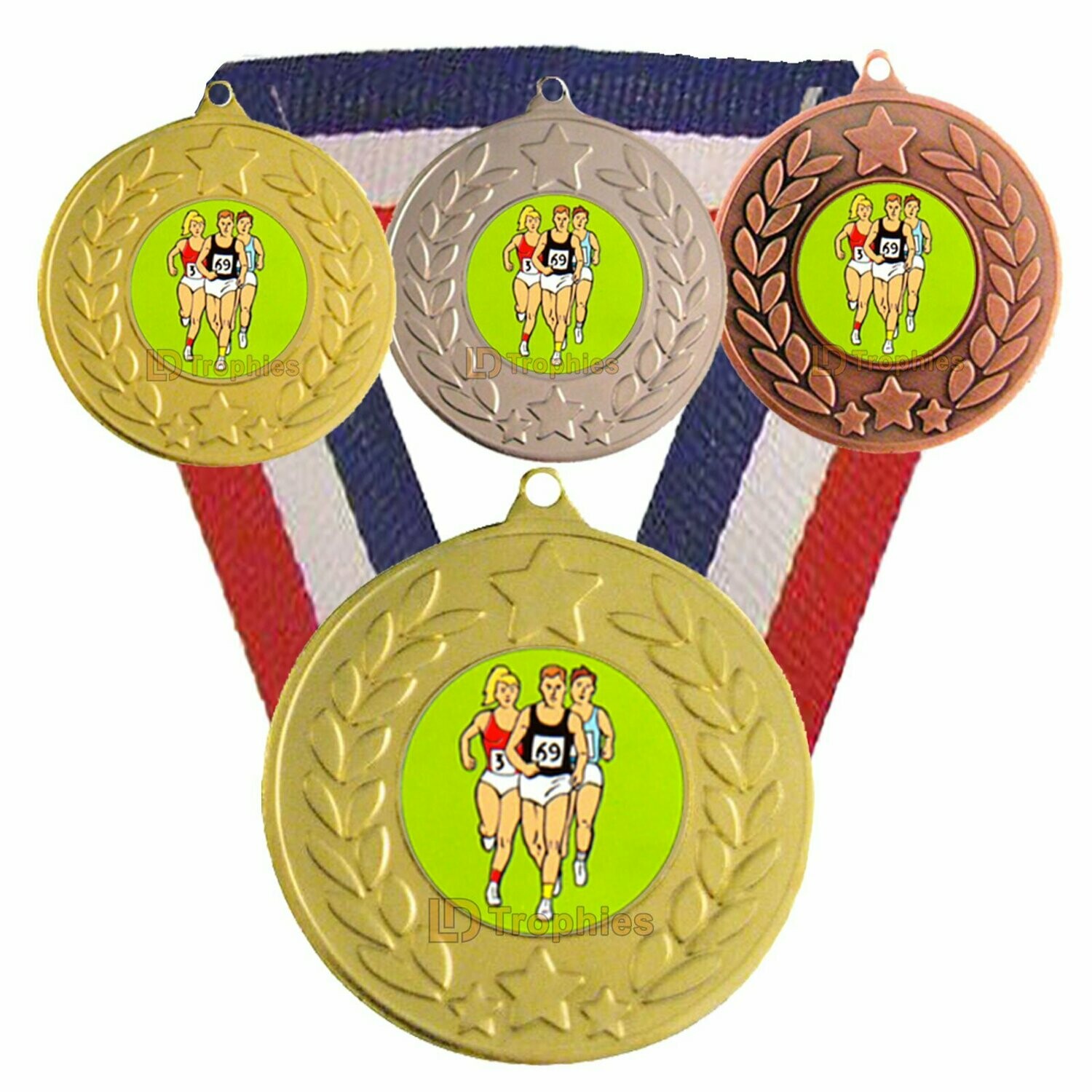 Running Medal & Ribbon