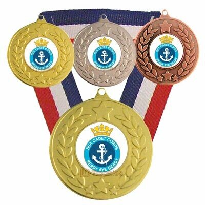 Sea Cadets Medal & Ribbon with Crown