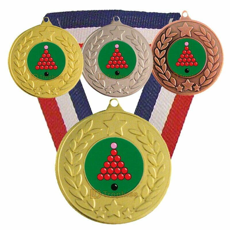 Snooker Medal & Ribbon