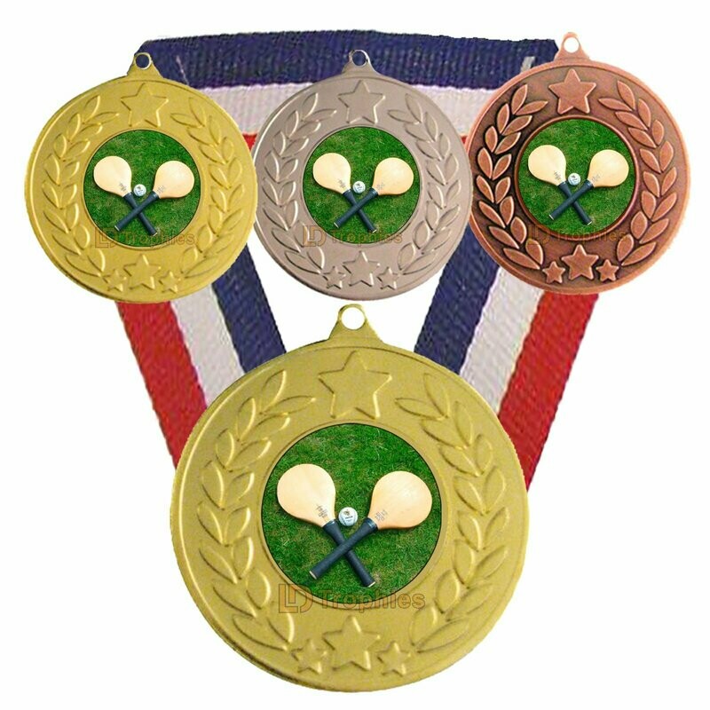 Stoolball Medal & Ribbon
