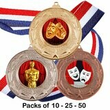 10, 25 or 50 Drama Medal & Ribbon Packs