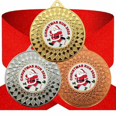 Christmas Run / Walk Medals