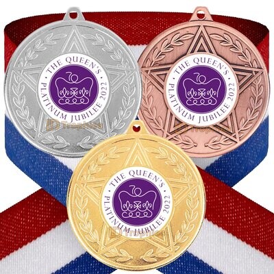 Queen's Platinum Jubilee Medal & Ribbon