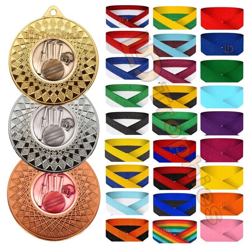 Cricket Medals & Ribbons - Various Packs