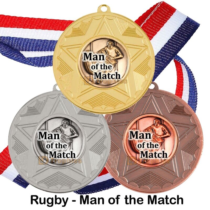 Rugby Medals - Man of the Match