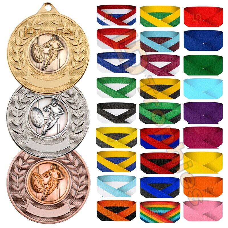 Rugby Medals & Ribbons - Various Packs