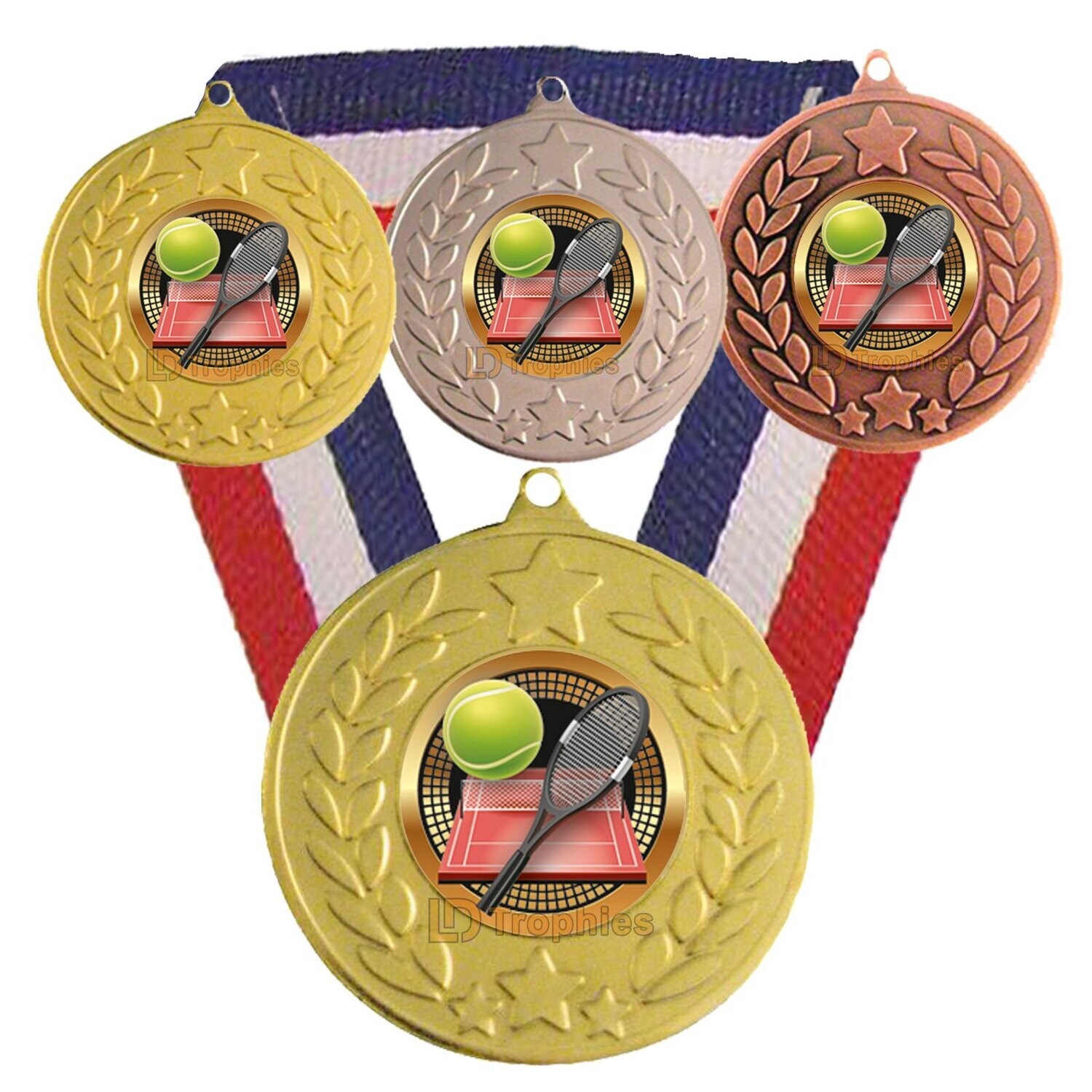 Tennis Medal & Ribbon