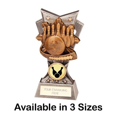 Ten Pin Bowling Trophies - Spectre