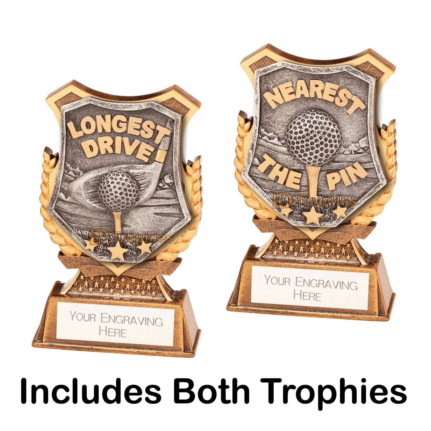 Longest Drive & Nearest the Pin Trophies