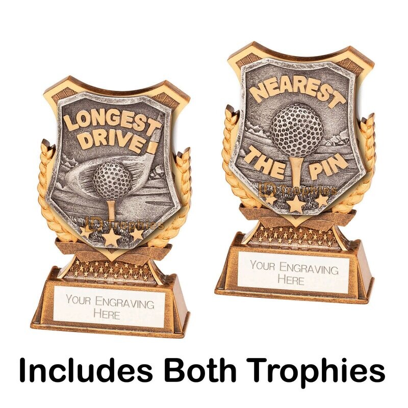 Longest Drive & Nearest the Pin Trophies