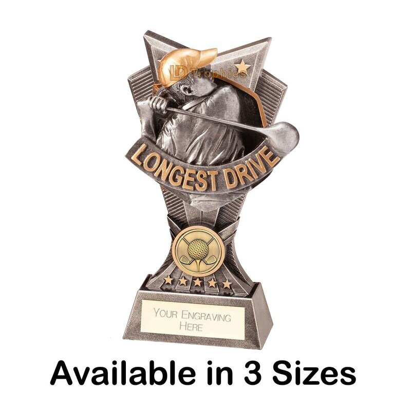 Longest Drive Golf Trophies - Spectron