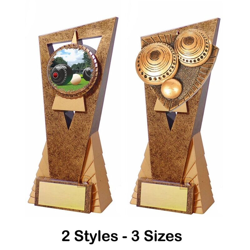 Lawn Bowls / Bowling Trophies - Edge