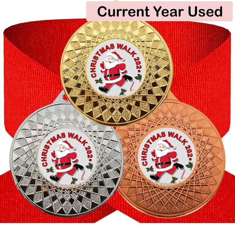 Christmas Walk Medal & Ribbon