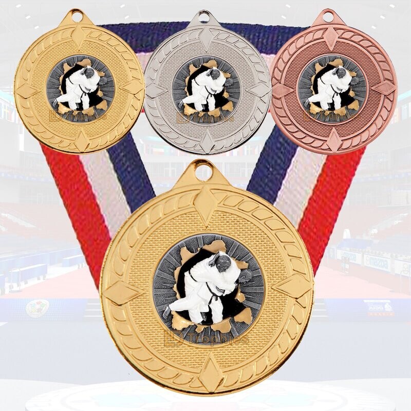 Judo Medal & Ribbon (Xplode)