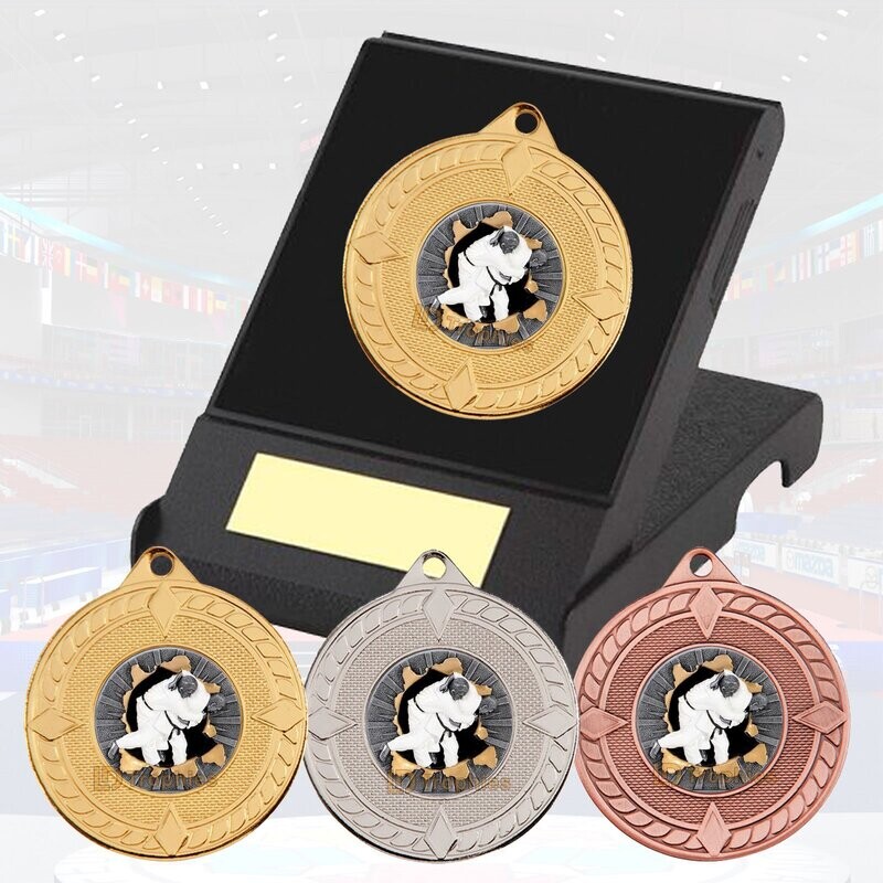 Judo Medal in Presentation Box (Xplode)