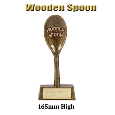 Wooden Spoon Trophy - A1448