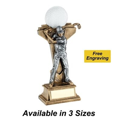 Golf Trophies - RF221 - Male Golfer