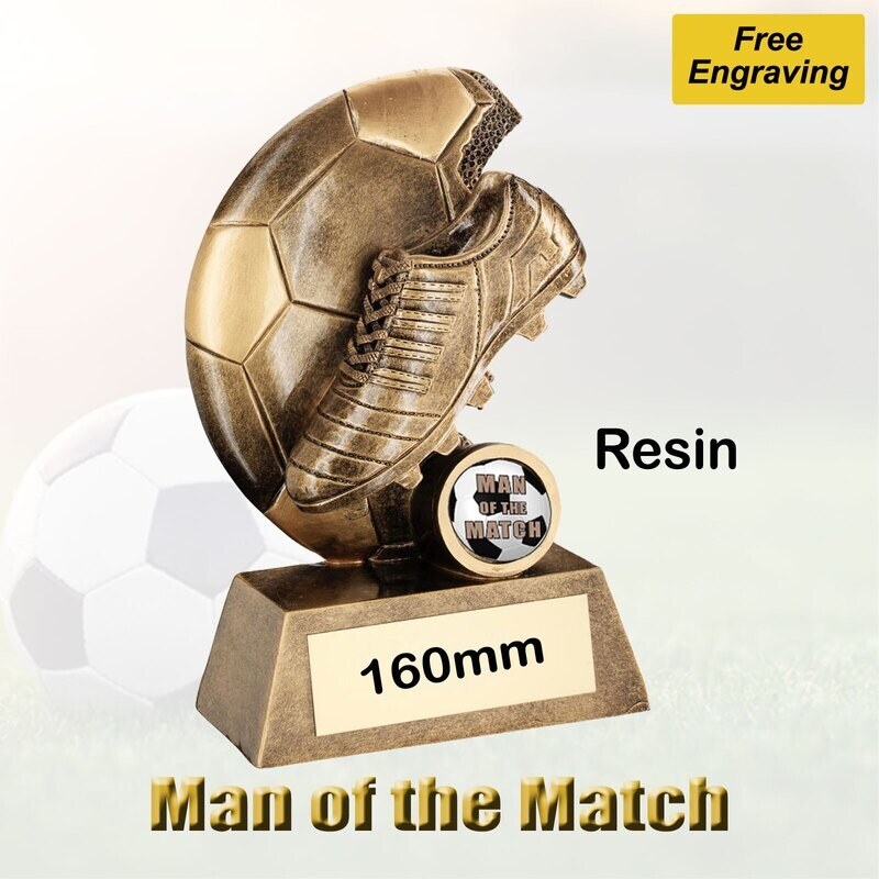 Man of the Match Football Trophy - RF322B