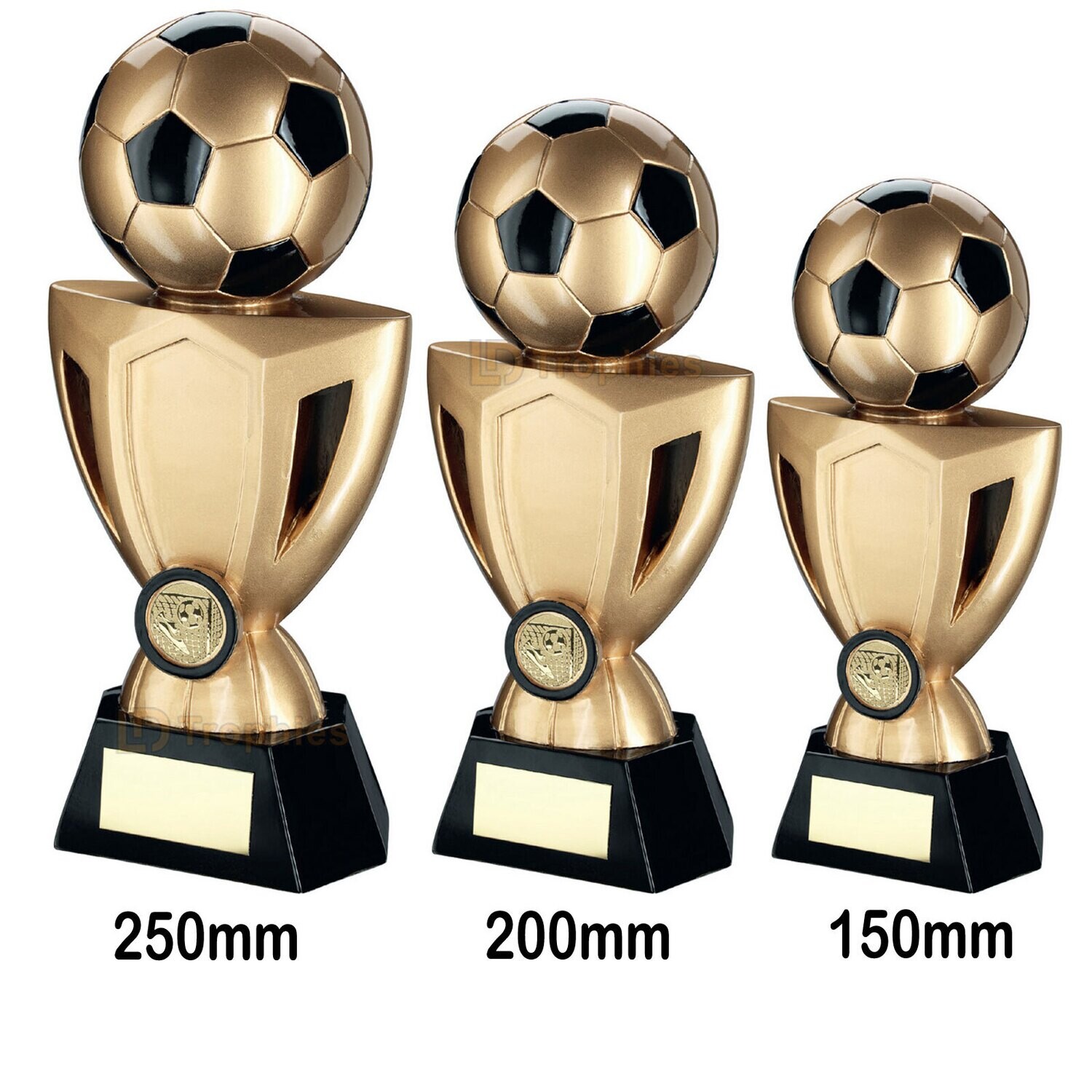 Football Trophy - 3D Ball - RF981, Size of Award: 150mm - RF981A