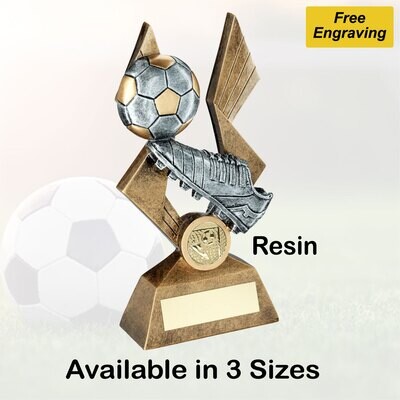 Boot n Ball Football Trophy - RF391