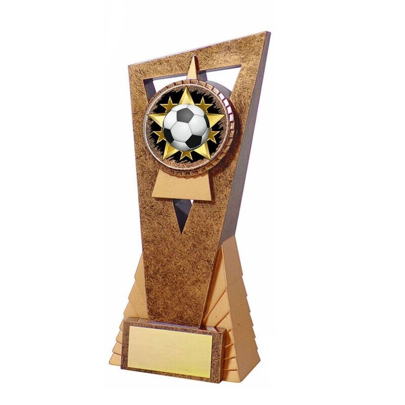 Edge Football Trophies - Coloured