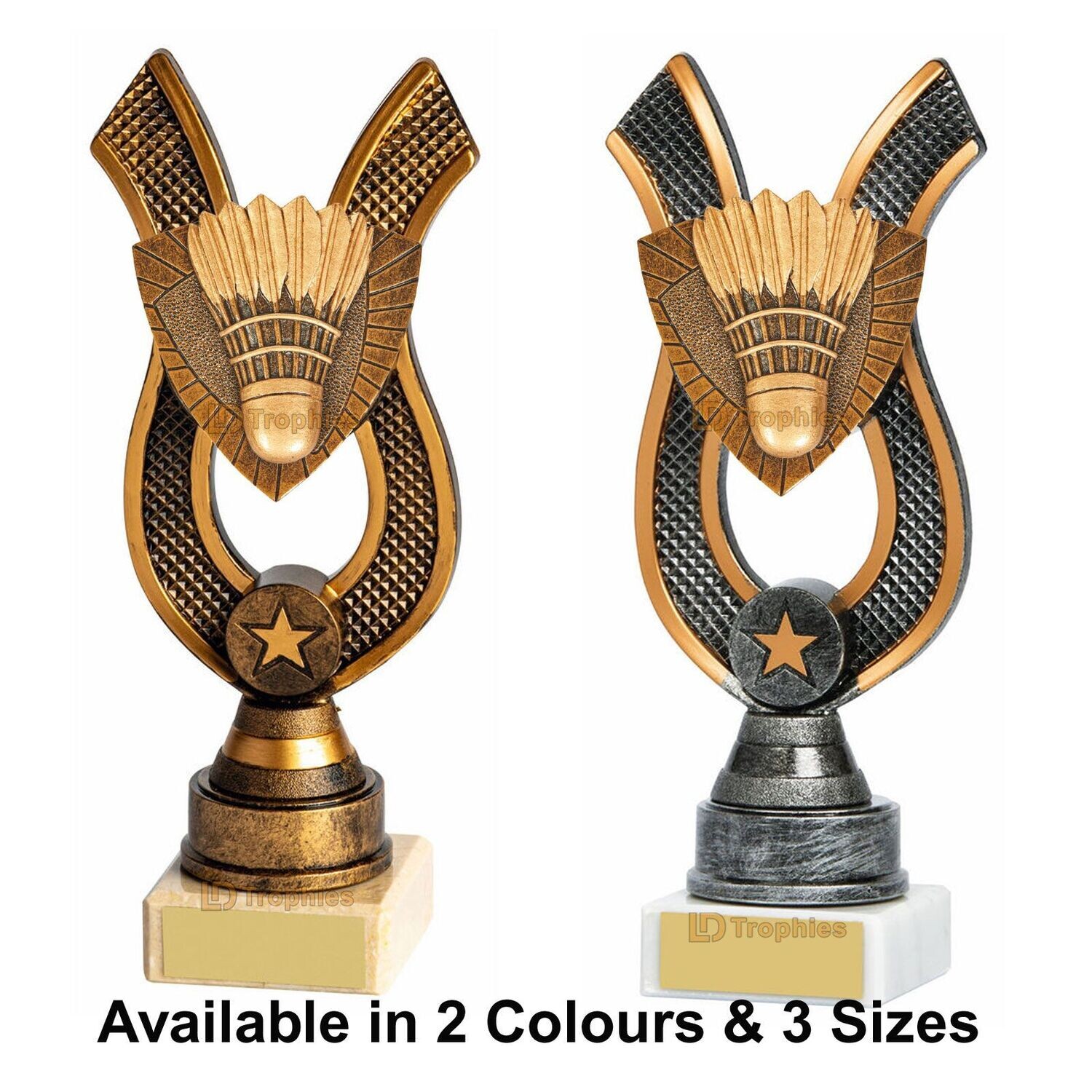 Badminton Trophies - Ribbon Range Profile