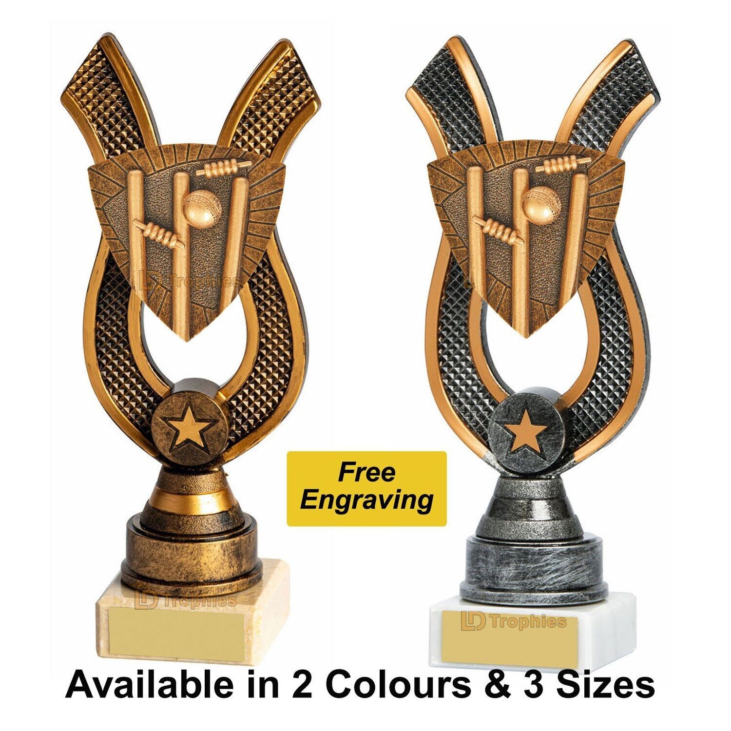 Cricket Trophies - Ribbon Range Profile