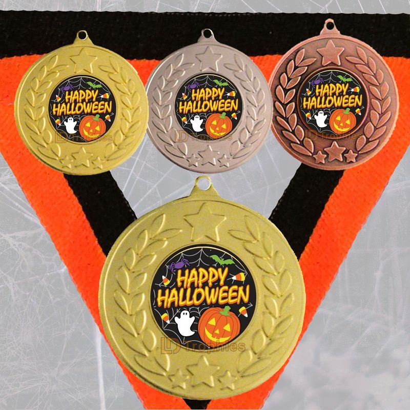 Happy Halloween Medal & Ribbon