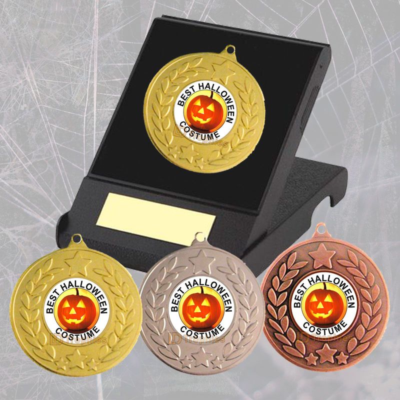 Halloween Best Costume Medal in Presentation Box