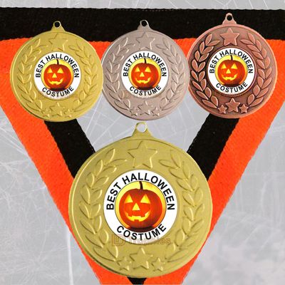 Halloween Best Costume Medal & Ribbon