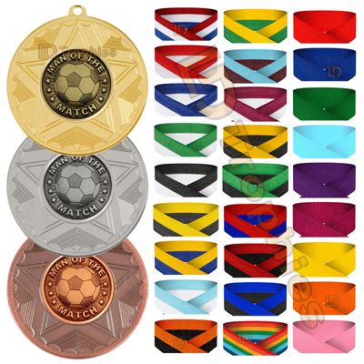 Man of the Match Medals & Ribbons - Various Packs