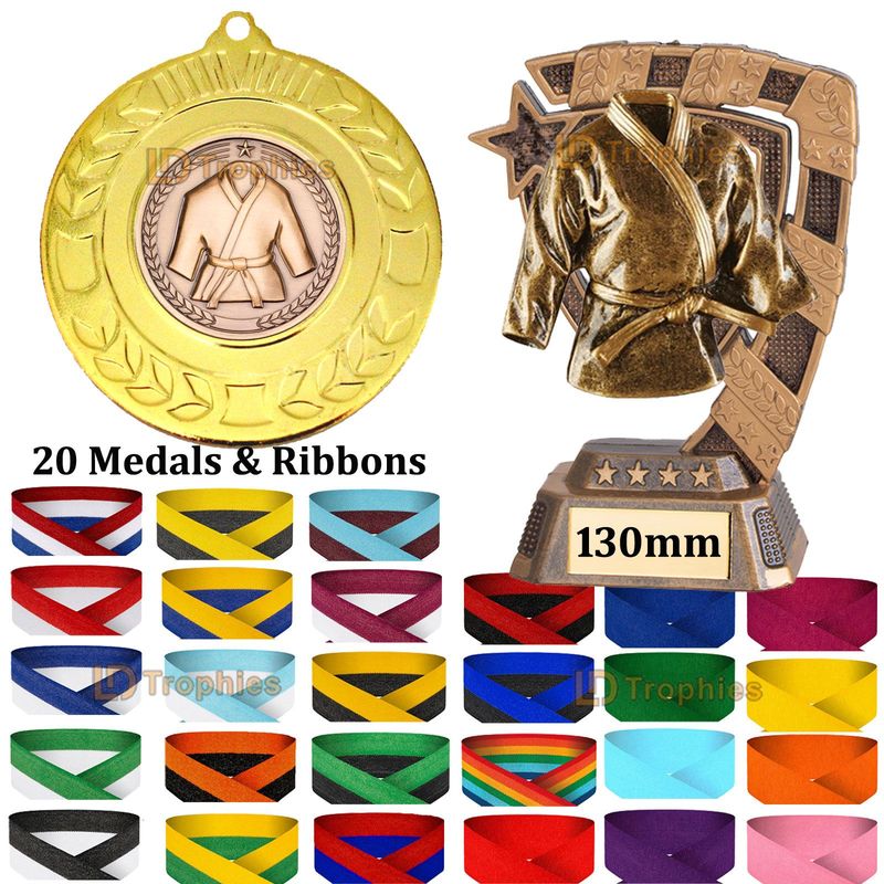 20 x Martial Arts Medals and Trophy Pack