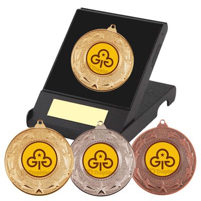 Brownies Medal (New Trefoil) in Presentation Box
