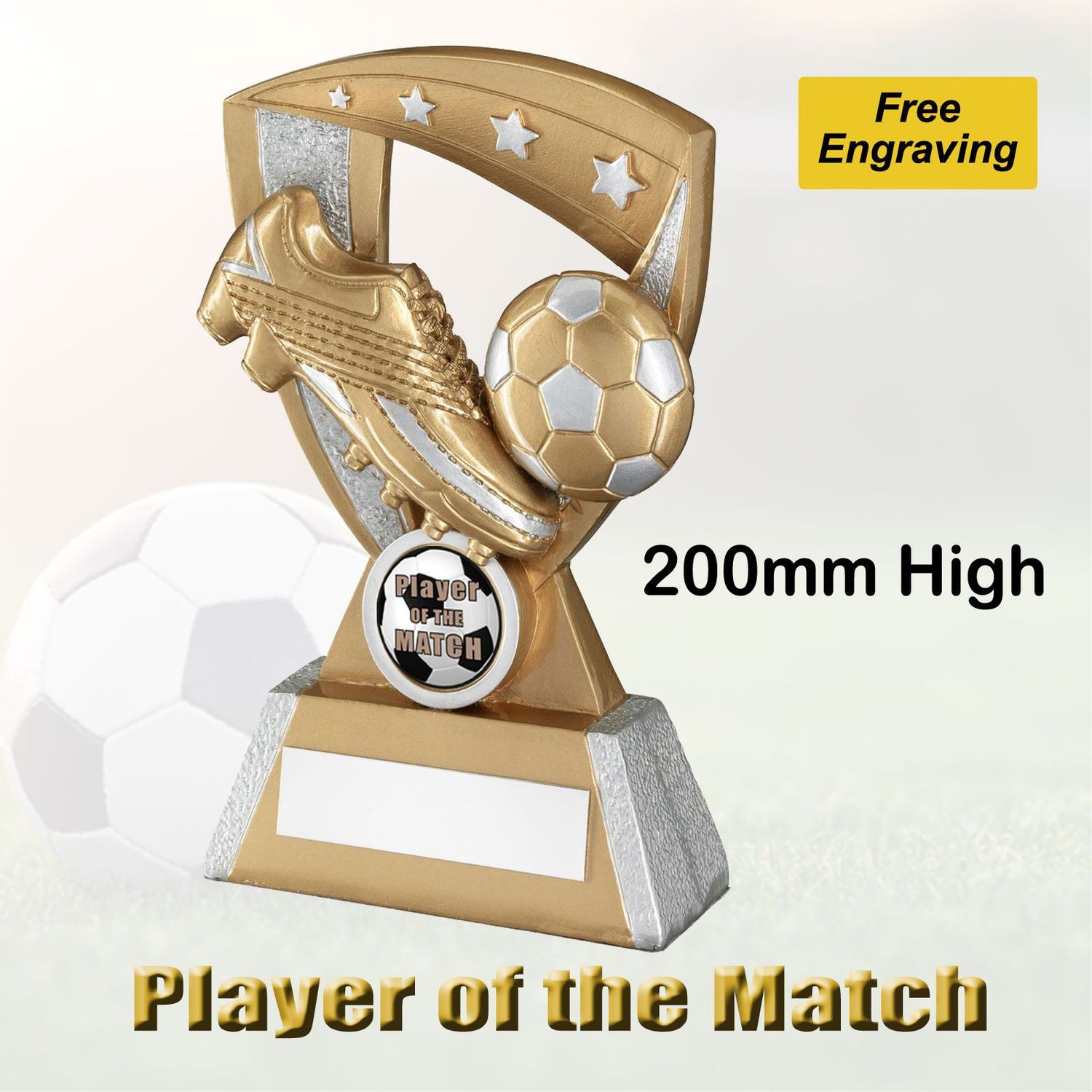 Player of the Match Football Trophies
