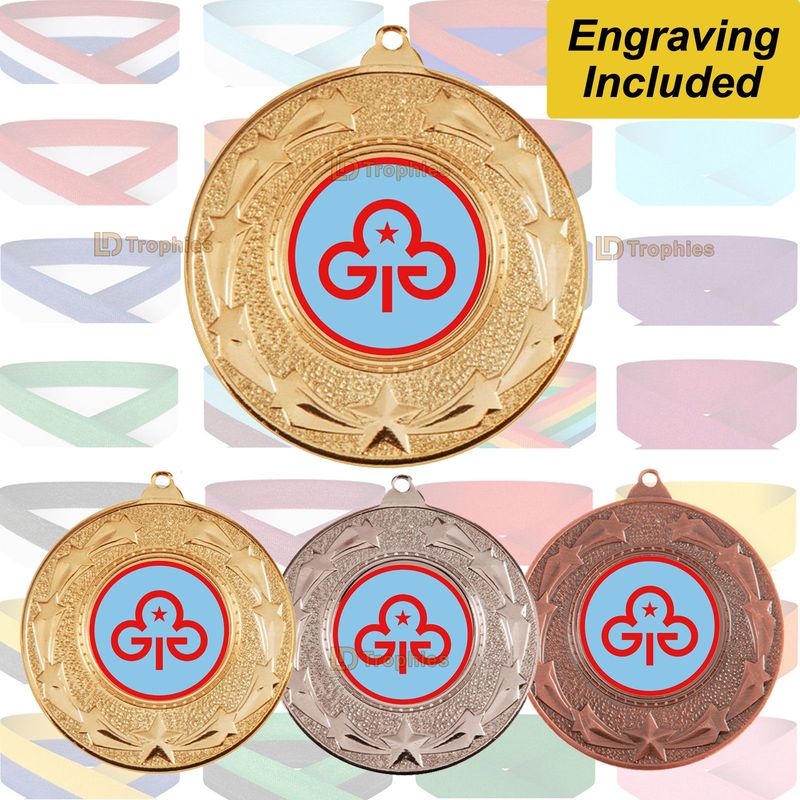 Rainbows Medal & Ribbon - New Rainbows Trefoil