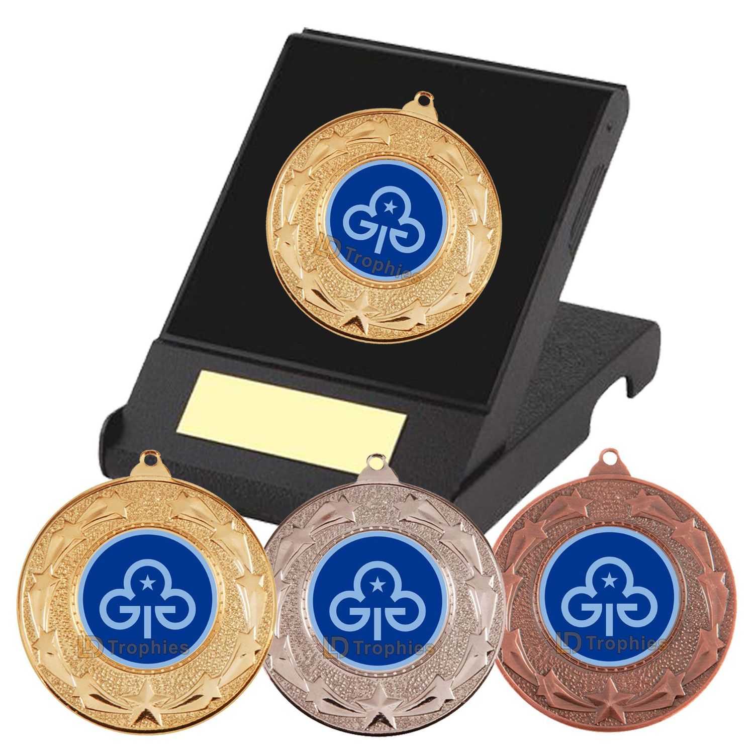 Guides Medal (New Trefoil) in Presentation Box