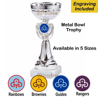 Guides, Brownies Cups/ Trophies - Silver