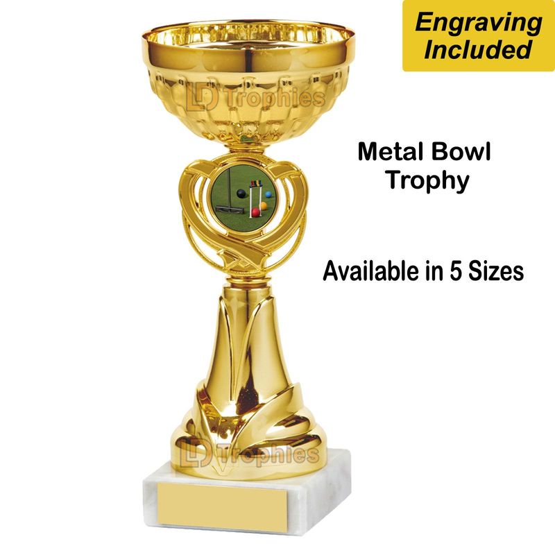 Croquet Trophies / Cups - Gold
