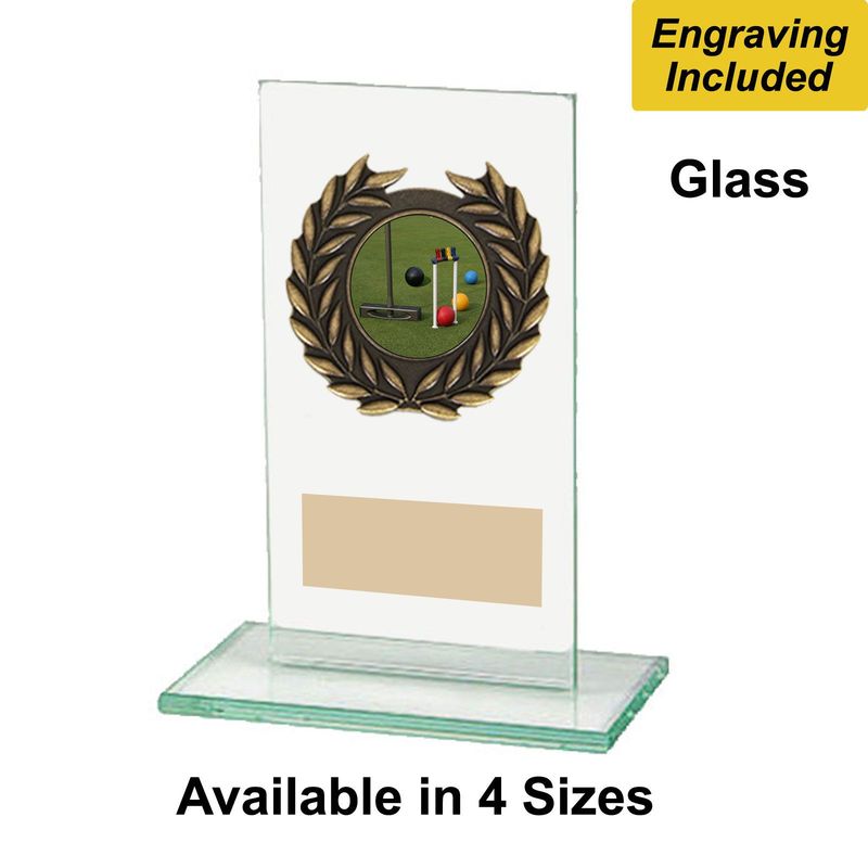 Glass Croquet Trophies - Warrior Range