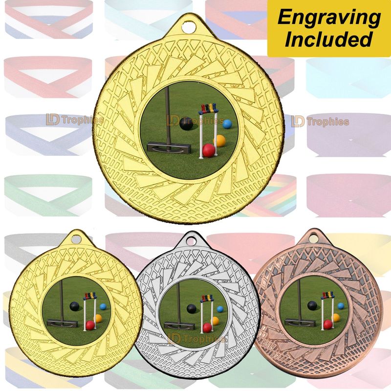 Croquet  Medal & Ribbon - M17 Range