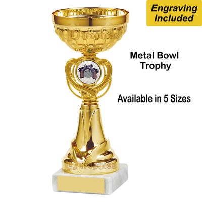 Pistol Shooting Trophies / Cups - Gold