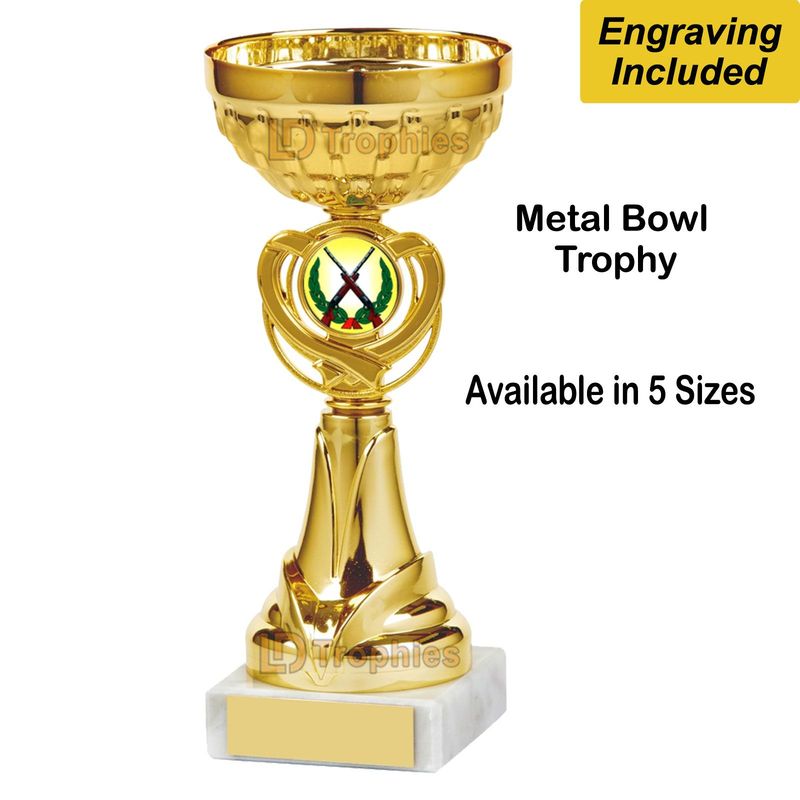 Rifle Shooting Trophies / Cups - Gold