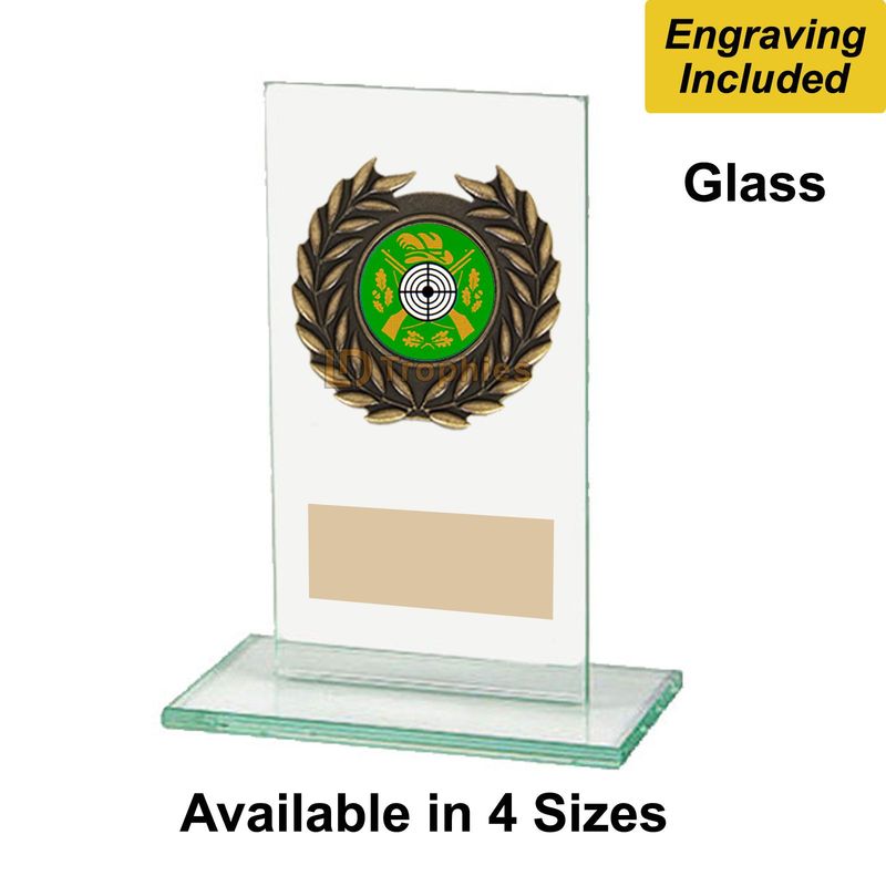 Glass Target Shooting Trophies - Warrior Range