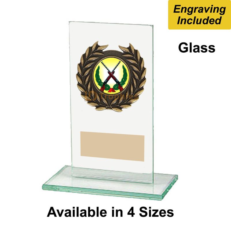 Glass Rifle Shooting Trophies - Warrior Range