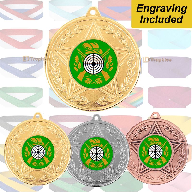 Target Shooting Medal & Ribbon - Caesar Range