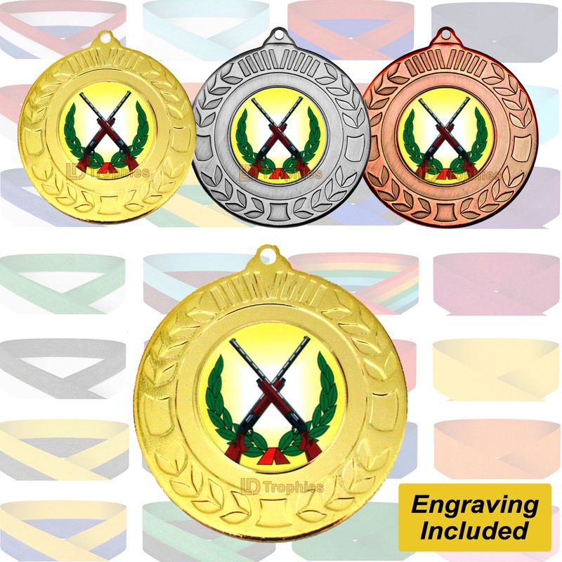 Rifle Shooting Medal & Ribbon