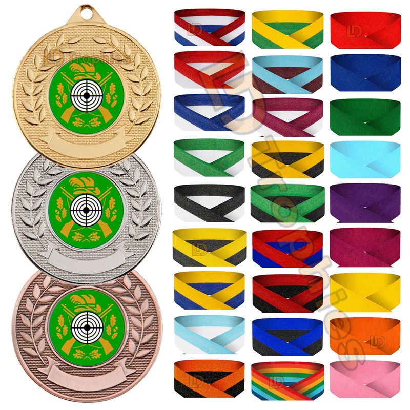 Target Shooting Medal & Ribbon Packs